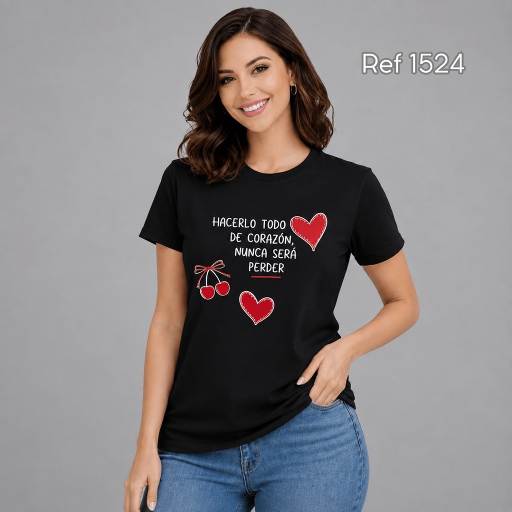 CAMISETA DAMA RF-1524