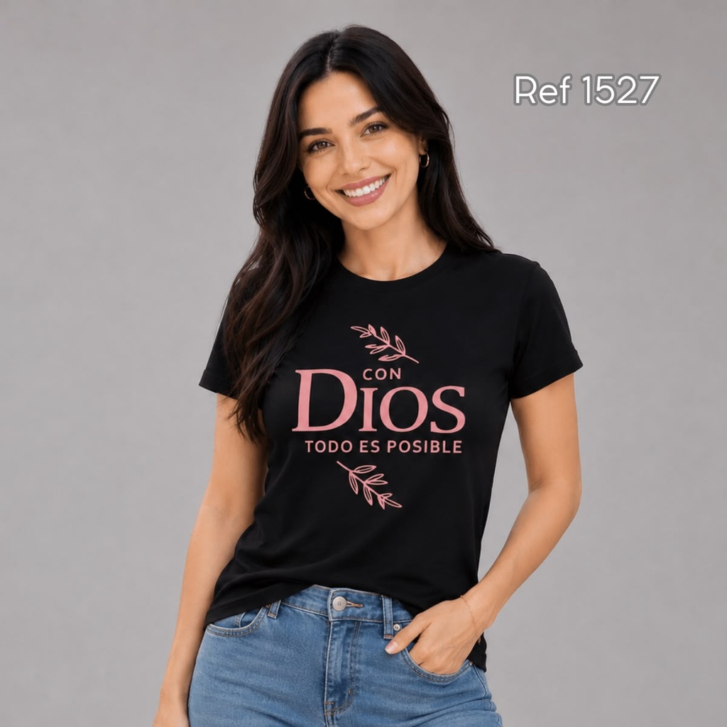CAMISETA DE DAMA RF-1527