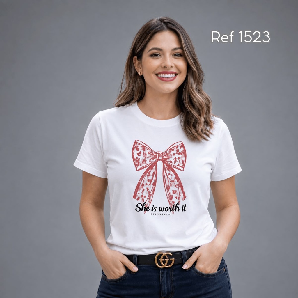 CAMISETA DE DAMA RF- 1523