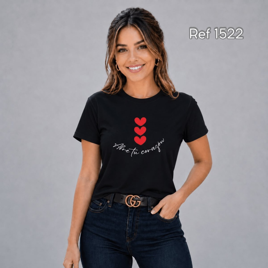 CAMISETA DAMA RF-1522