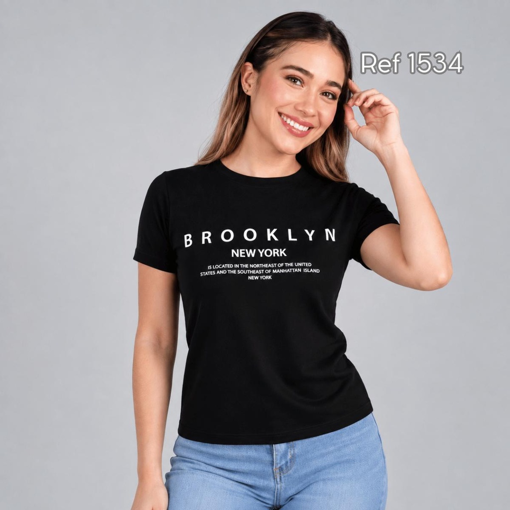 CAMISETA DAMA RF-1534